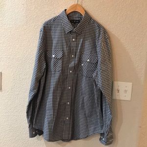 NWOT Men’s Five Four Gingham Dress Shirt